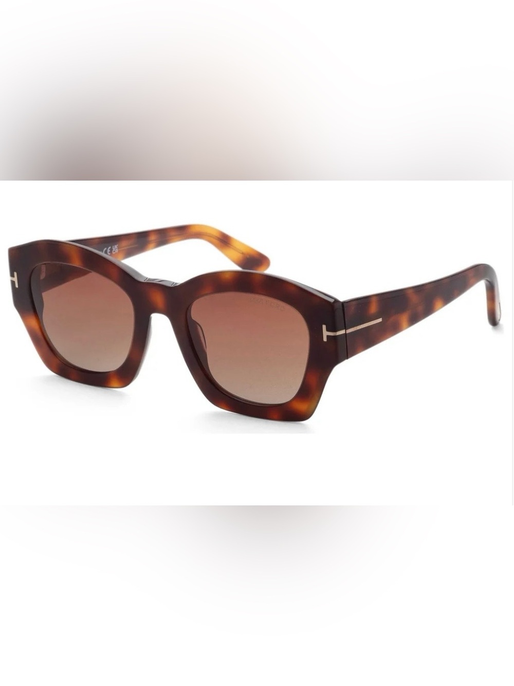 Tom Ford Women’s Blonde Havana Sunglasses with Brown Gradient Lens (NWT)